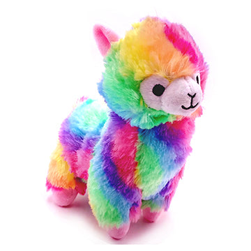 Rainbow Alpaca Toy