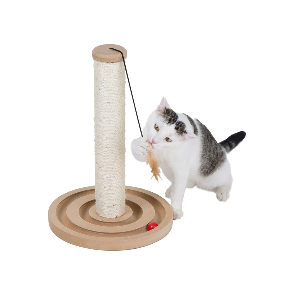 Cat Post with Rolling Ball - Chic Pets